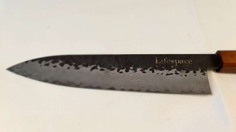 Lifespace Hand Forged Japanese vg10 Damascus Bunka Chef Knife in Gift Box