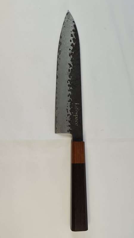 Lifespace Hand Forged Japanese vg10 Damascus Bunka Chef Knife in Gift Box