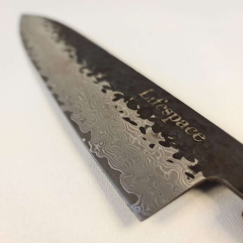 Lifespace Hand Forged Japanese vg10 Damascus Bunka Chef Knife in Gift Box
