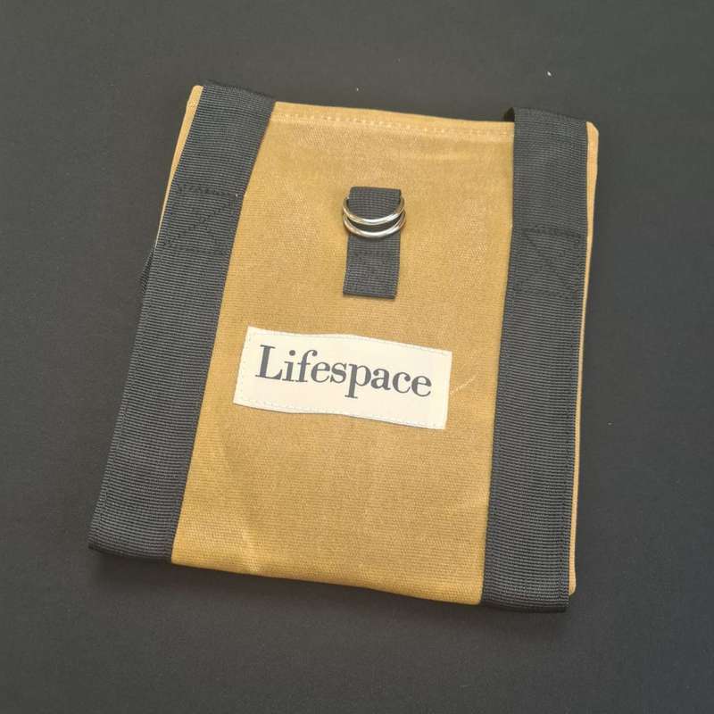 Lifespace Heavy Duty Canvas Firewood Log Carrier Bag with Handles