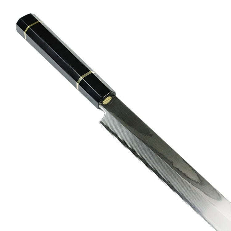 Lifespace Japanese Yanagiba Traditional Damascus Sashimi or Filleting Knife - 270mm Blade