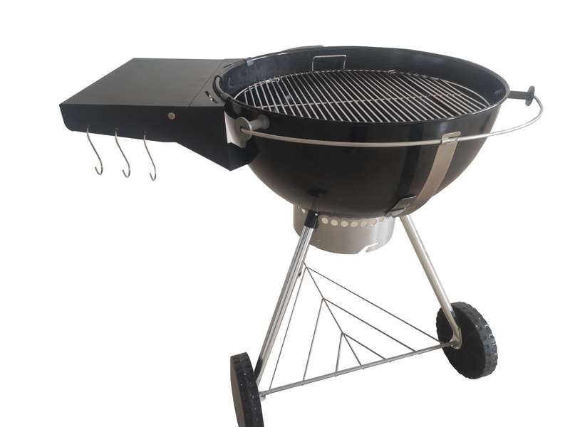Lifespace Kettle Grill Folding Extension Table with Six Utility Hooks