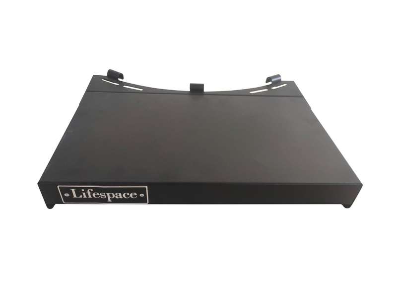 Lifespace Kettle Grill Folding Extension Table with Six Utility Hooks