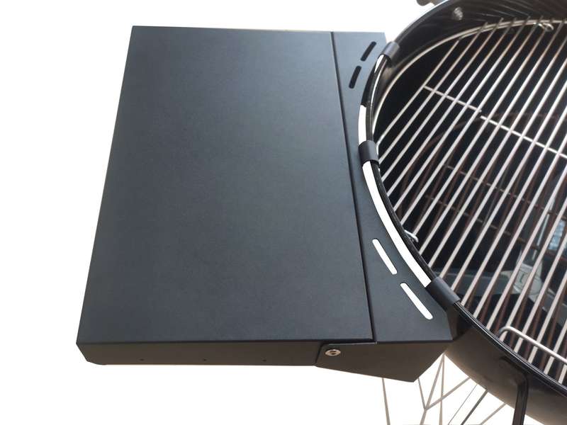 Lifespace Kettle Grill Folding Extension Table with Six Utility Hooks