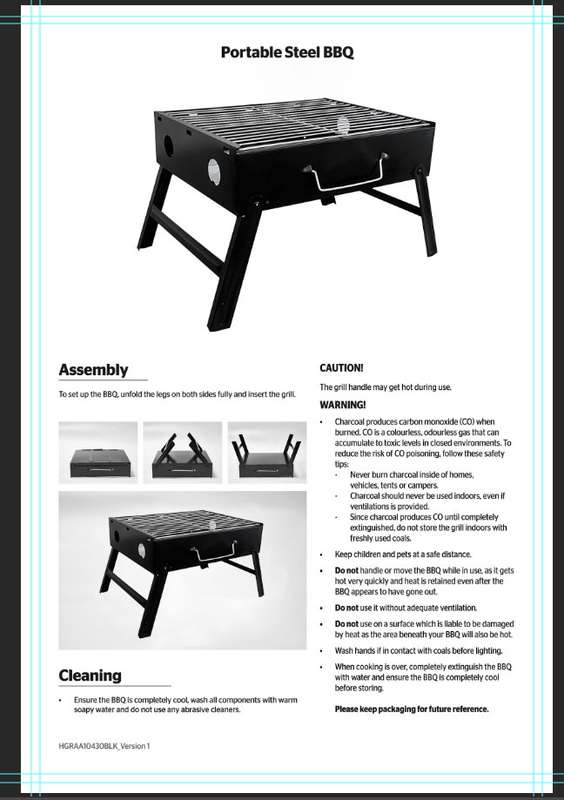 Lifespace 'Braai Like Dad' Kiddies Charcoal Grill with Accessories - Junior Grillmaster Adventure...