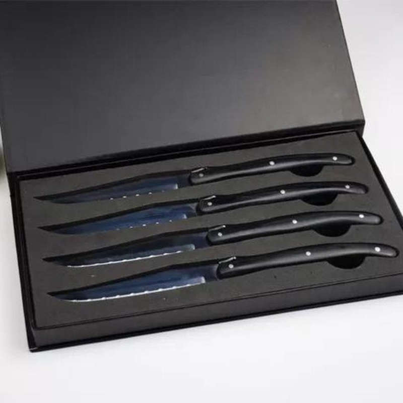 Lifespace 'Laguiole' 4-Piece Steak Knives in a Gift Box