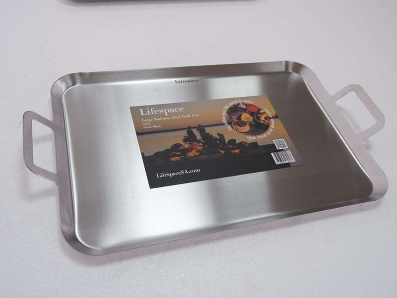 Lifespace Larger Braai Breakfast Pan - Solid Base