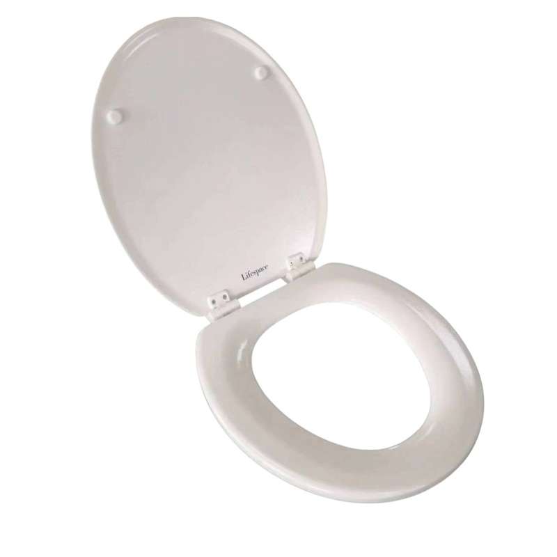 Lifespace Leading Design Premium Wood Toilet Seat - Econo White