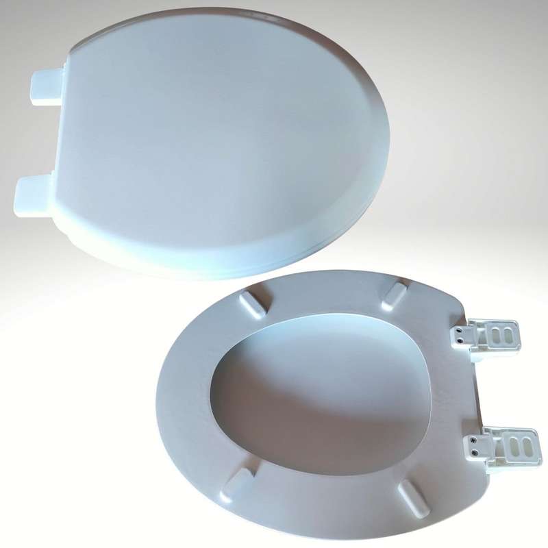 Lifespace Leading Design Premium Wood Toilet Seat - Econo White
