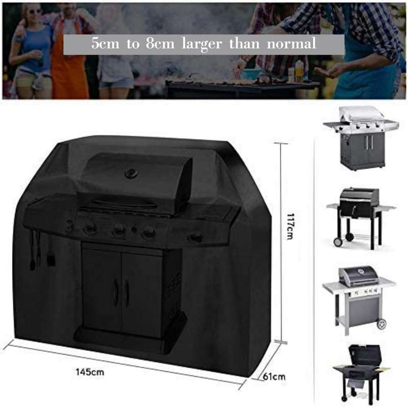 Lifespace Lightweight 3 Burner BBQ Braai Cover - 145cm