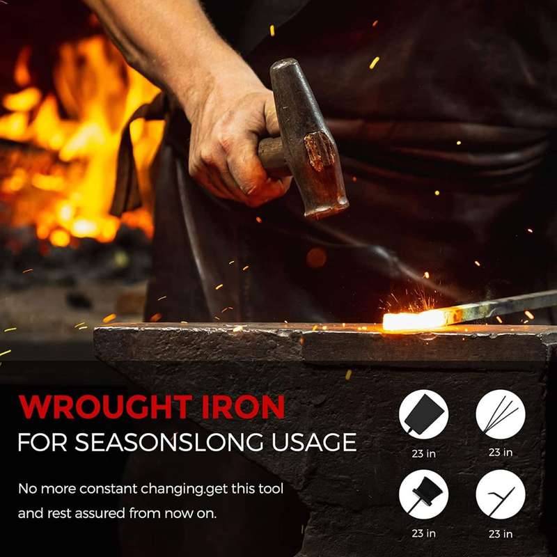 Lifespace Log Holder Set with 4 x Fireplace Tools