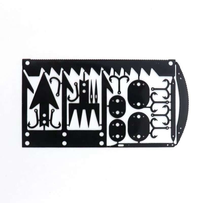 Lifespace Metal Survival Camping Fishing Tool Card Set x4