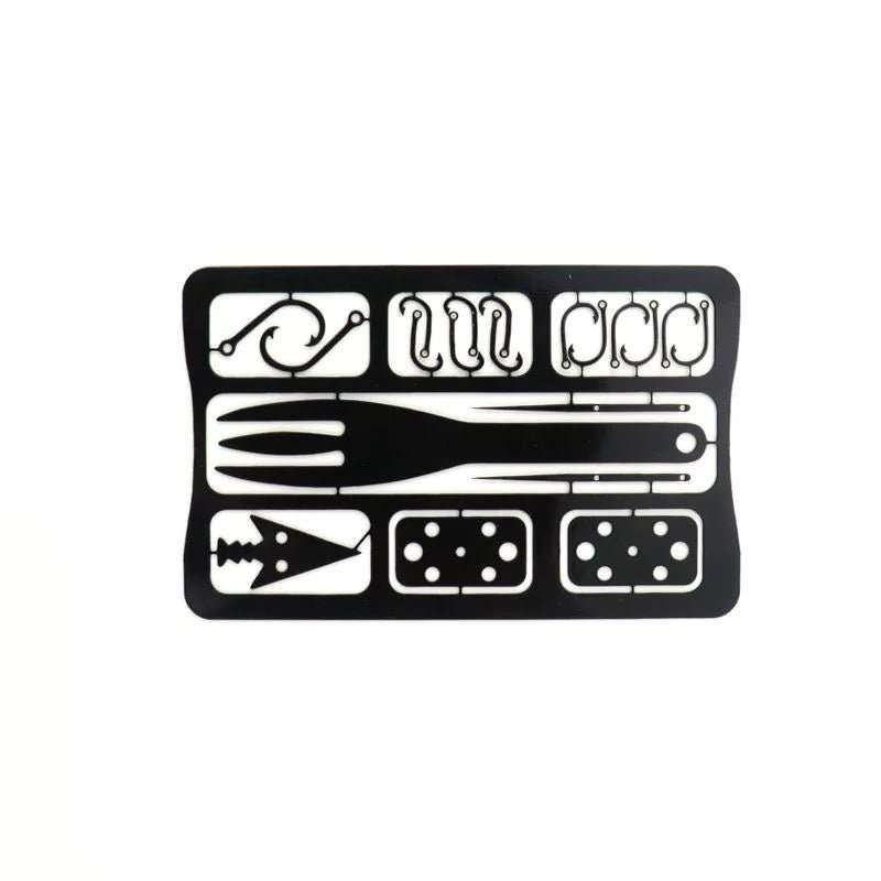 Lifespace Metal Survival Camping Fishing Tool Card Set x4