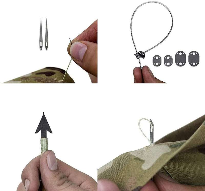 Lifespace Metal Survival Camping Fishing Tool Card Set x4
