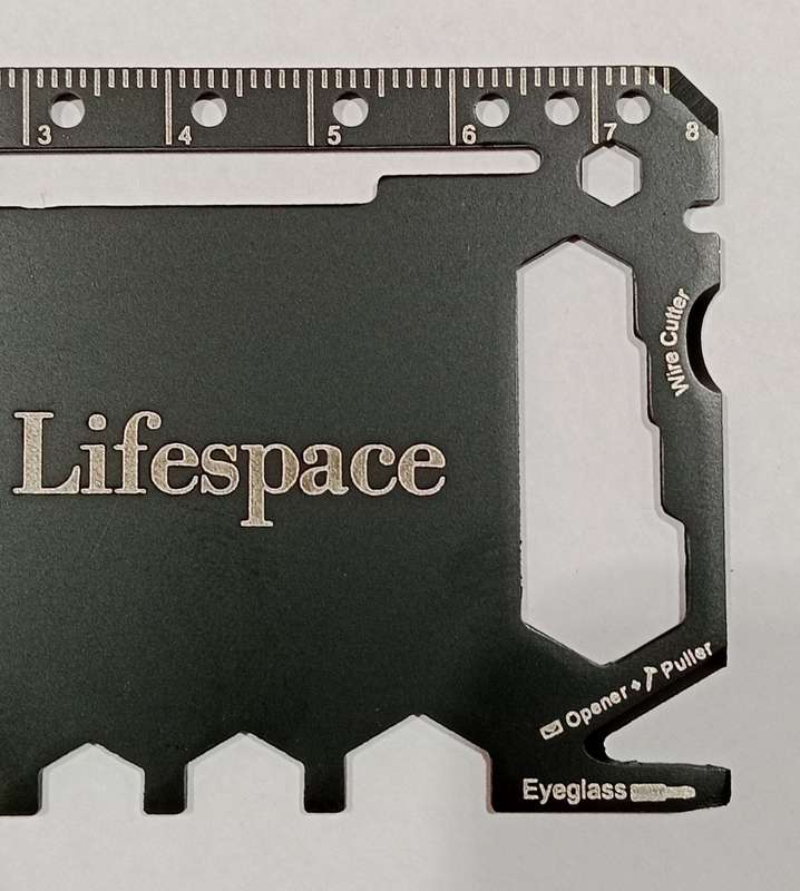 Lifespace Ninja Super Survival Stainless Steel Multi Tool Wallet Card