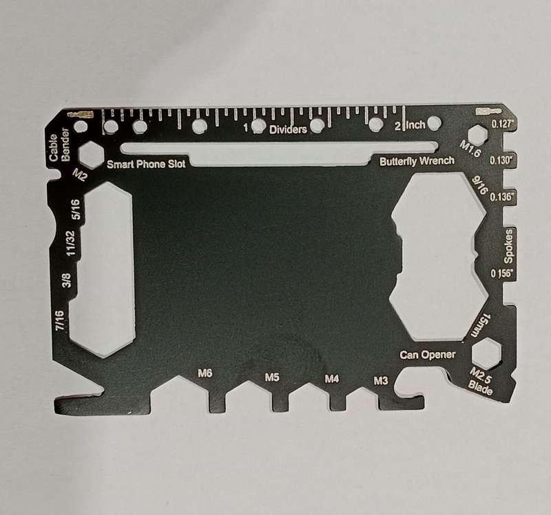 Lifespace Ninja Super Survival Stainless Steel Multi Tool Wallet Card