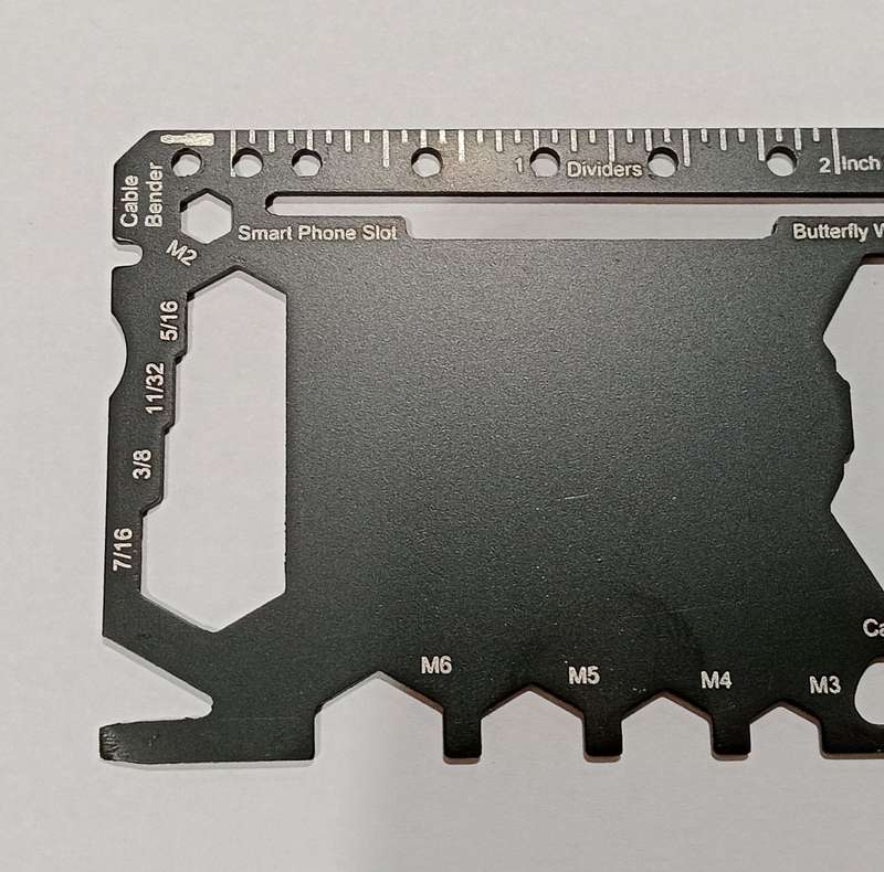 Lifespace Ninja Super Survival Stainless Steel Multi Tool Wallet Card