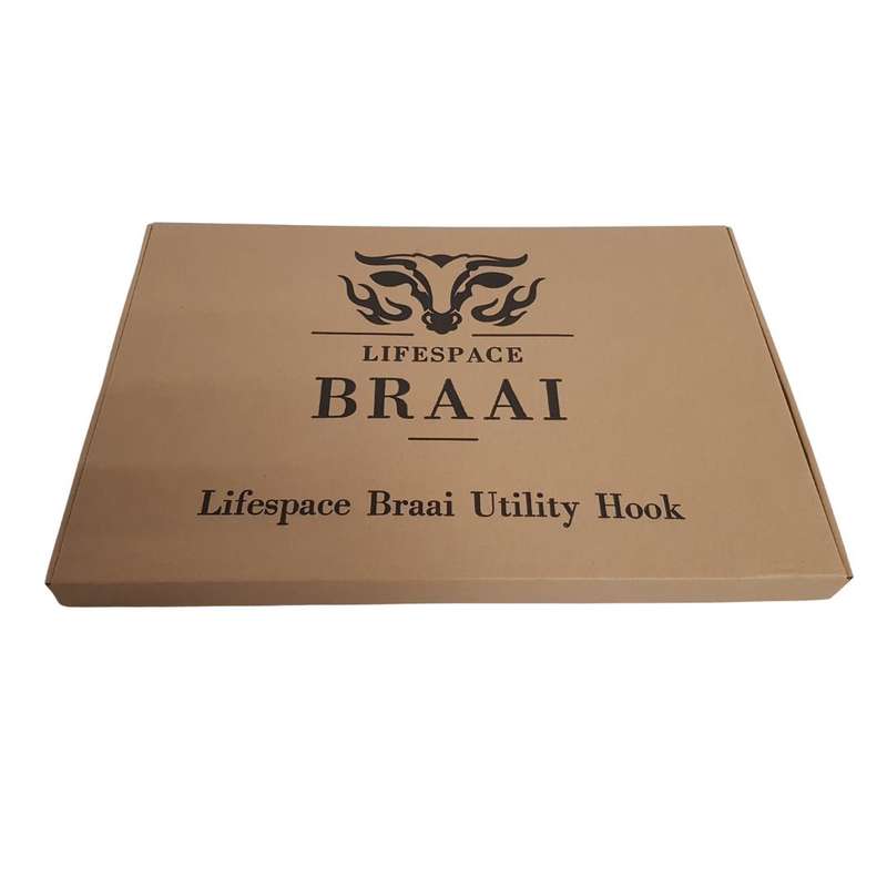 Lifespace "Nou Gaan Ons Braai" Braai 6 Hook Utility Rack