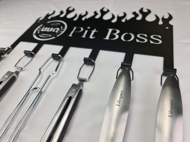 Lifespace "Nou Gaan Ons Braai" Braai 6 Hook Utility Rack