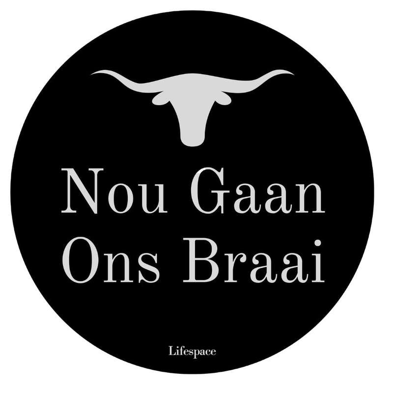 Lifespace "Nou Gaan Ons Braai" Drinks Coasters - Set of 6