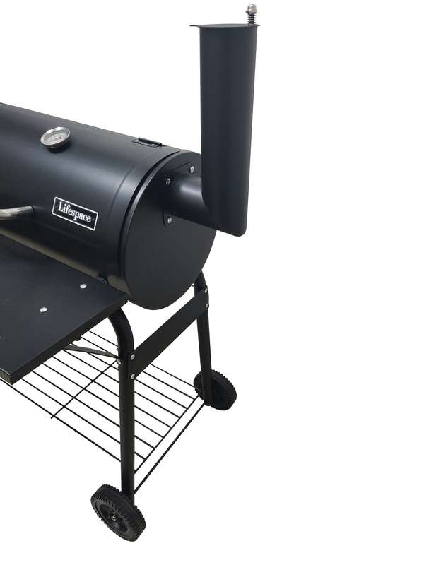Lifespace Compact Offset Barrel Smoker & Braai