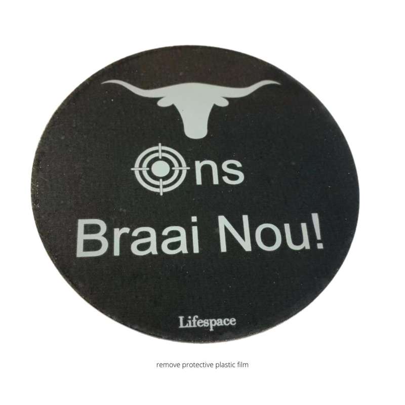 Lifespace "Ons Braai Nou" Drinks Coasters - Set of 6