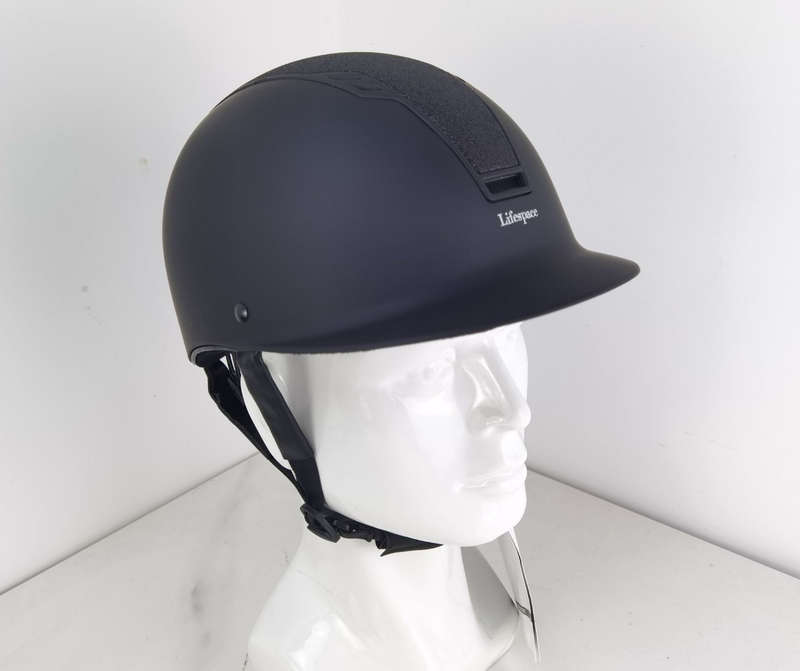 Lifespace Performance Certified Unisex Equestrian Safety Helmet - Matt Black M/L (57 - 59cm)