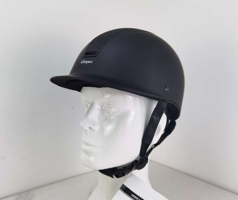 Lifespace Performance Certified Unisex Equestrian Safety Helmet - Matt Black M/L (57 - 59cm)