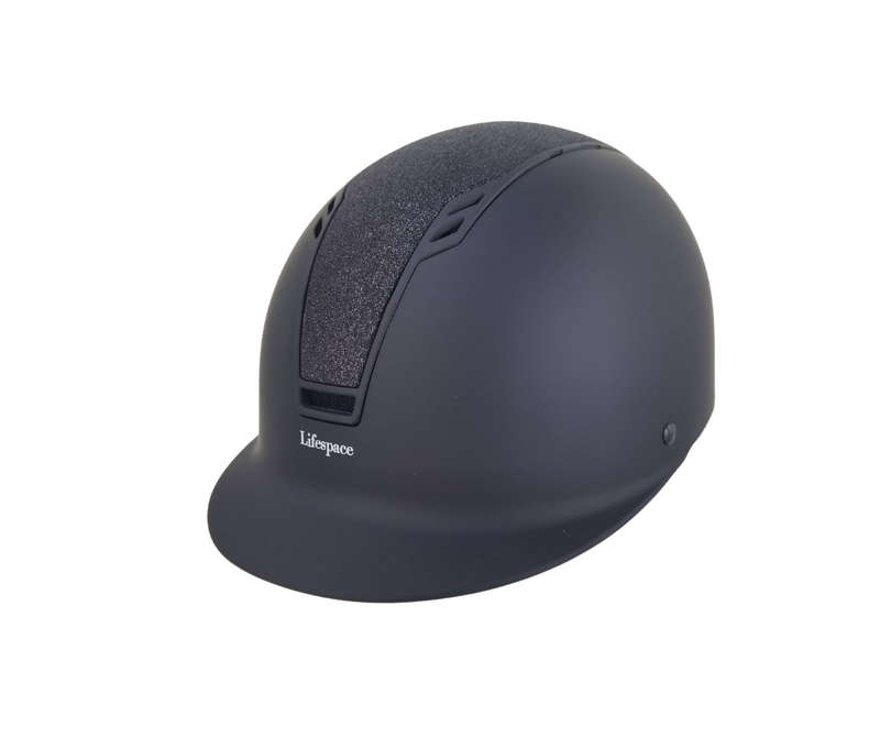 Lifespace Performance Certified Unisex Equestrian Safety Helmet - Matt Black M/L (57 - 59cm)