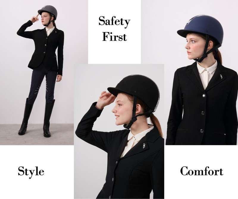 Lifespace Performance Certified Unisex Equestrian Safety Helmet - Matt Black M/L (57 - 59cm)