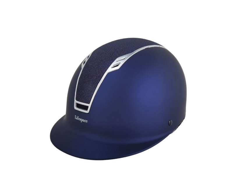 Lifespace Performance Certified Unisex Equestrian Safety Helmet - Matt Blue M/L (57 - 59cm)