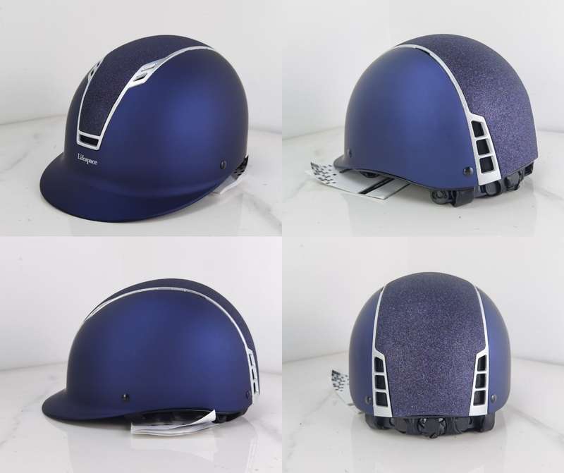 Lifespace Performance Certified Unisex Equestrian Safety Helmet - Matt Blue M/L (57 - 59cm)