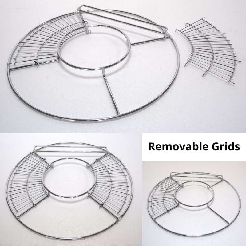Lifespace Potjie Ring for 57cm Kettle Braai with 2 x Side Grids
