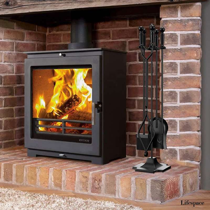 Lifespace Premium 5pce Fireside Fireplace Tool Set