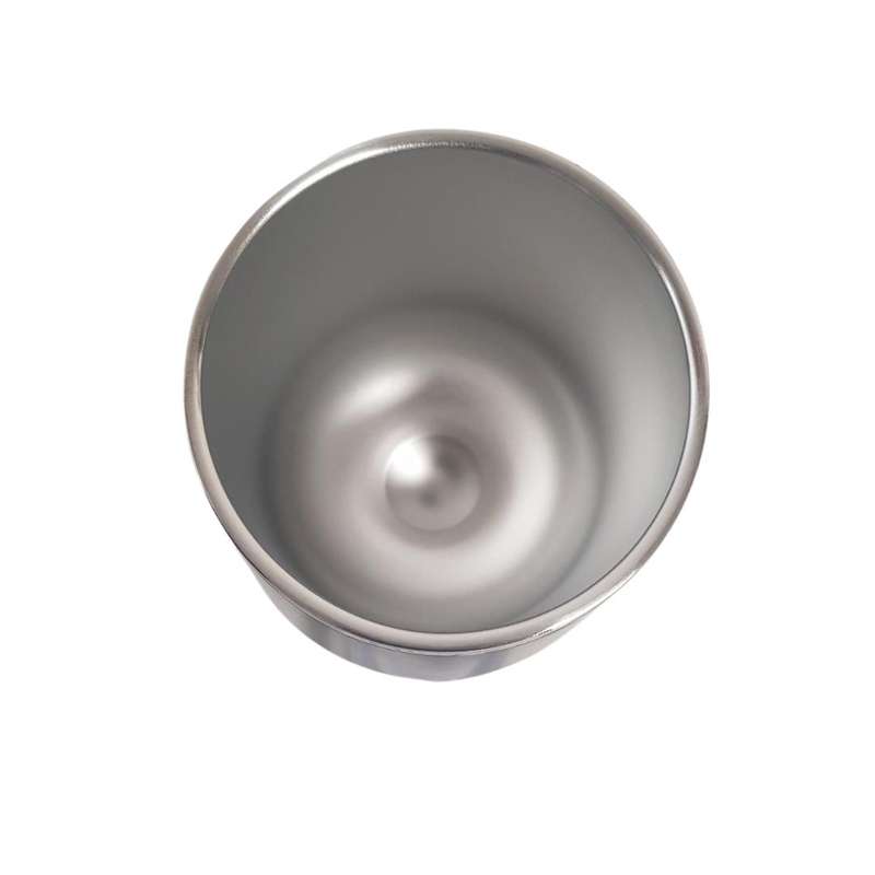 Lifespace Premium Stainless Steel Matt Black Double Walled Wine Cups / Mug - Pair