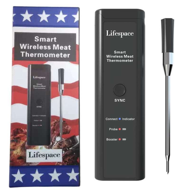 Lifespace Premium Smart Bluetooth Probe Thermometer - 2024 improved model