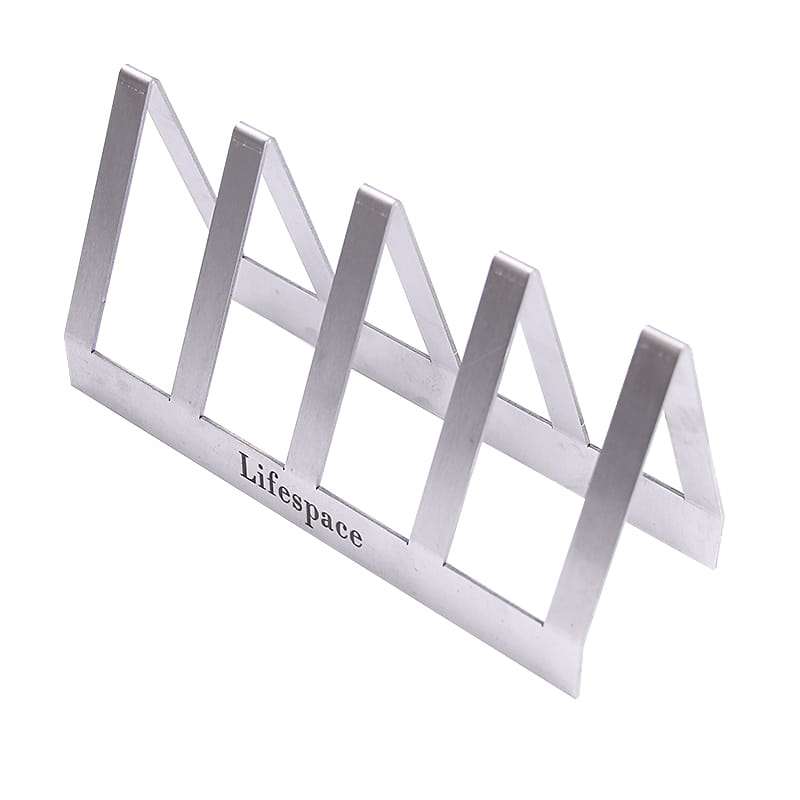 Lifespace Premium Stainless Steel T-Bone / Chop Rack - 4 Slot