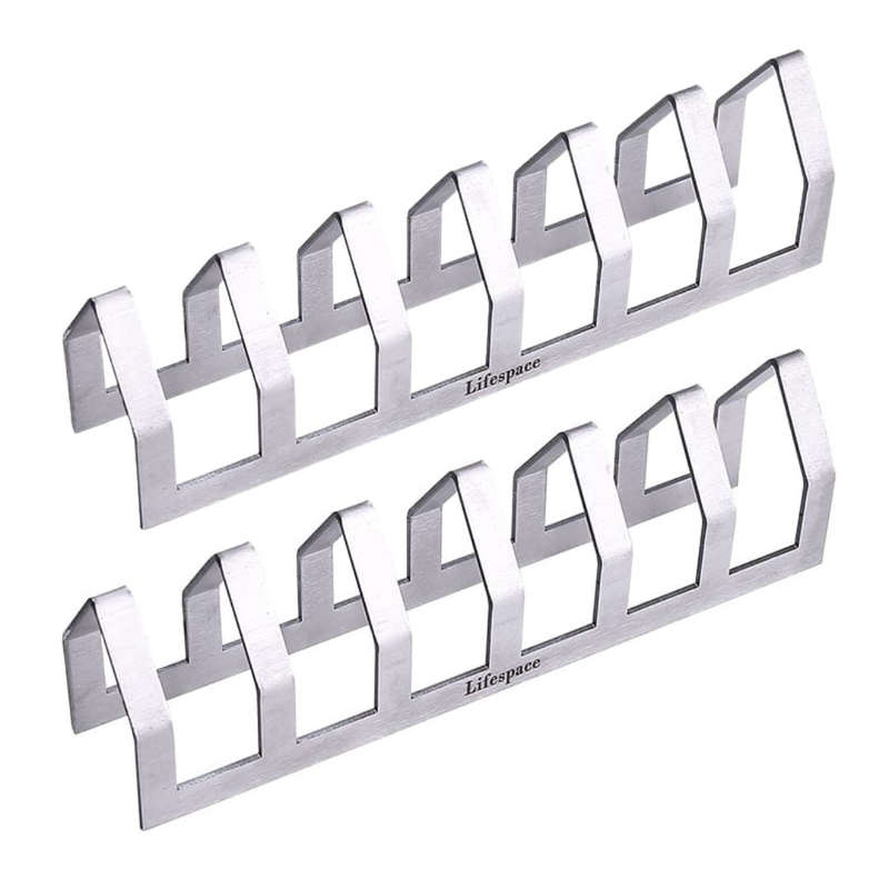 Lifespace Premium Stainless Steel Tjop / Chop Rack - 6 Slot (2 pack)