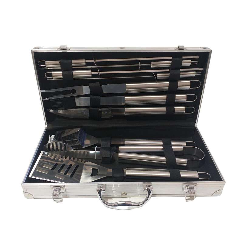 Lifespace Quality 11-Piece Braai & BBQ Tool Set - Great Gift!