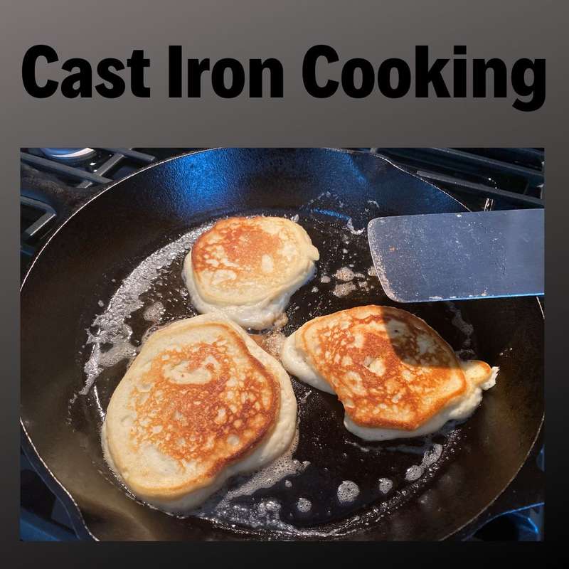 Lifespace Quality 3 Piece Matt Black Cast Iron Skillet Pan Set