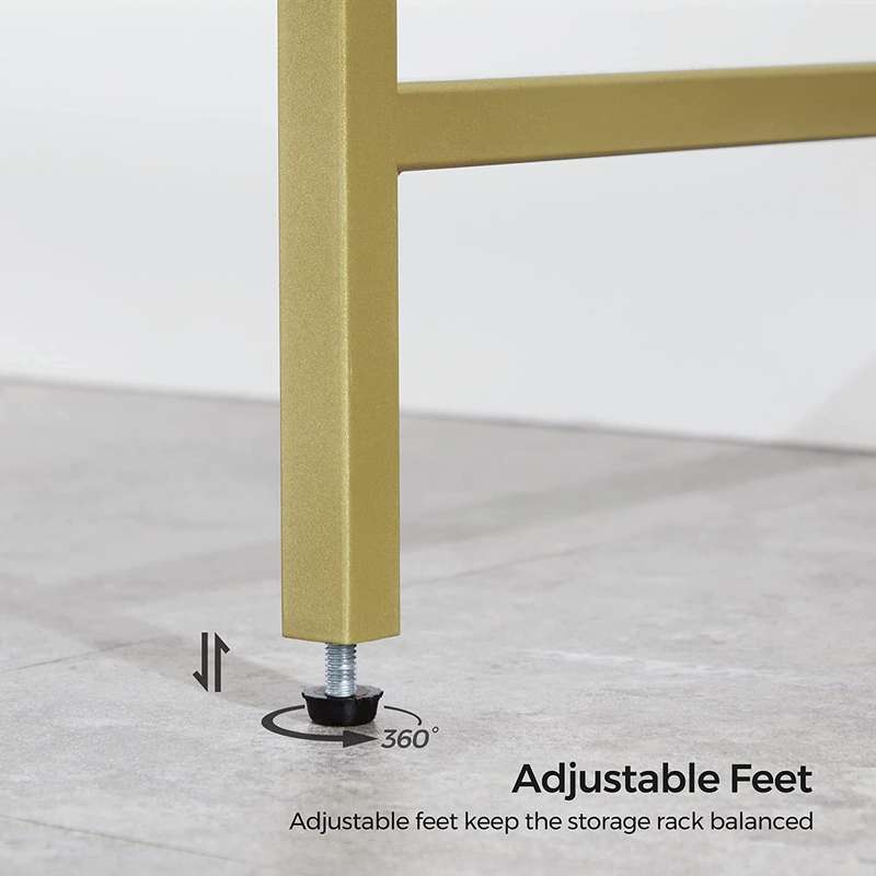 Lifespace Quality Console Hall Table with Gold Frame