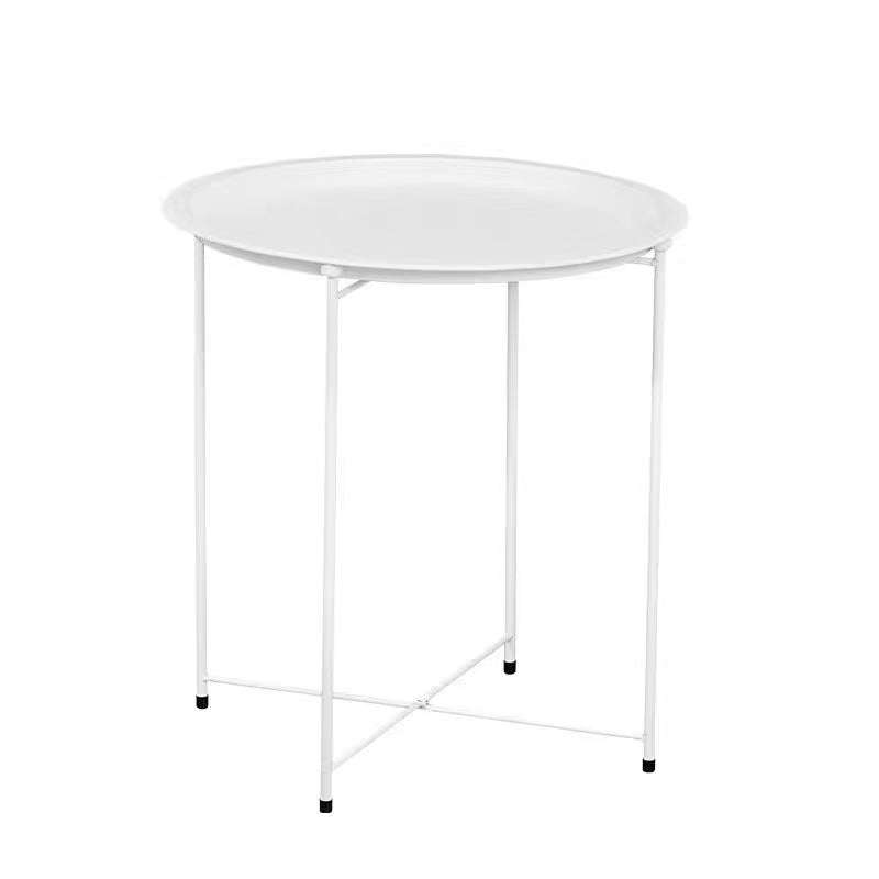 Lifespace Quality Round Patio Side End Table - White