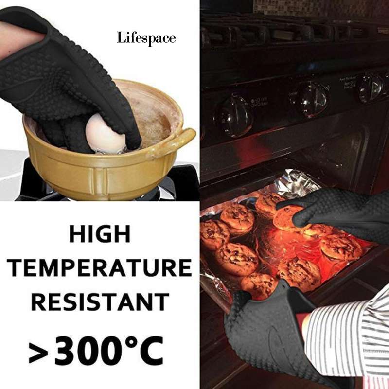 Lifespace Quality Silicone Braai Gloves