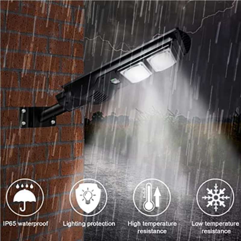 Lifespace Quality Solar Street Light with Mounting Pole - 100 watts