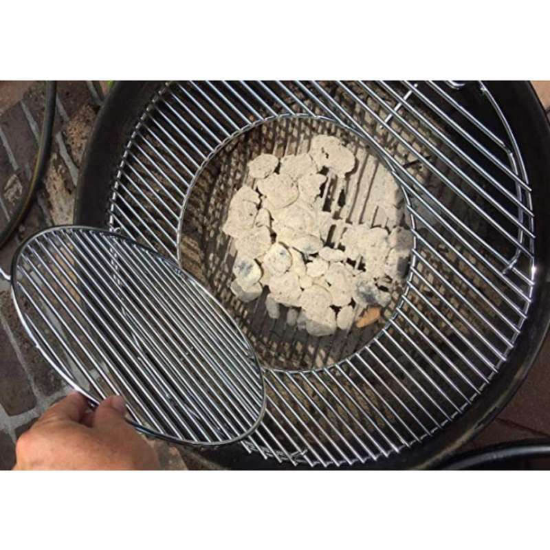 Lifespace 57cm Replacement Hinged Kettle Braai Grid With Insert