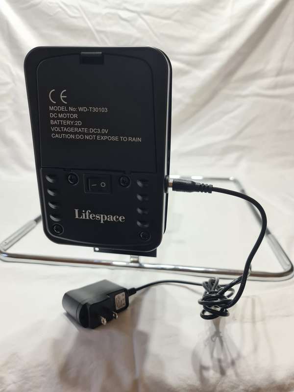 Lifespace 220v Adaptor Plug for the Lifespace 3V DC Battery Rotisserie Motor