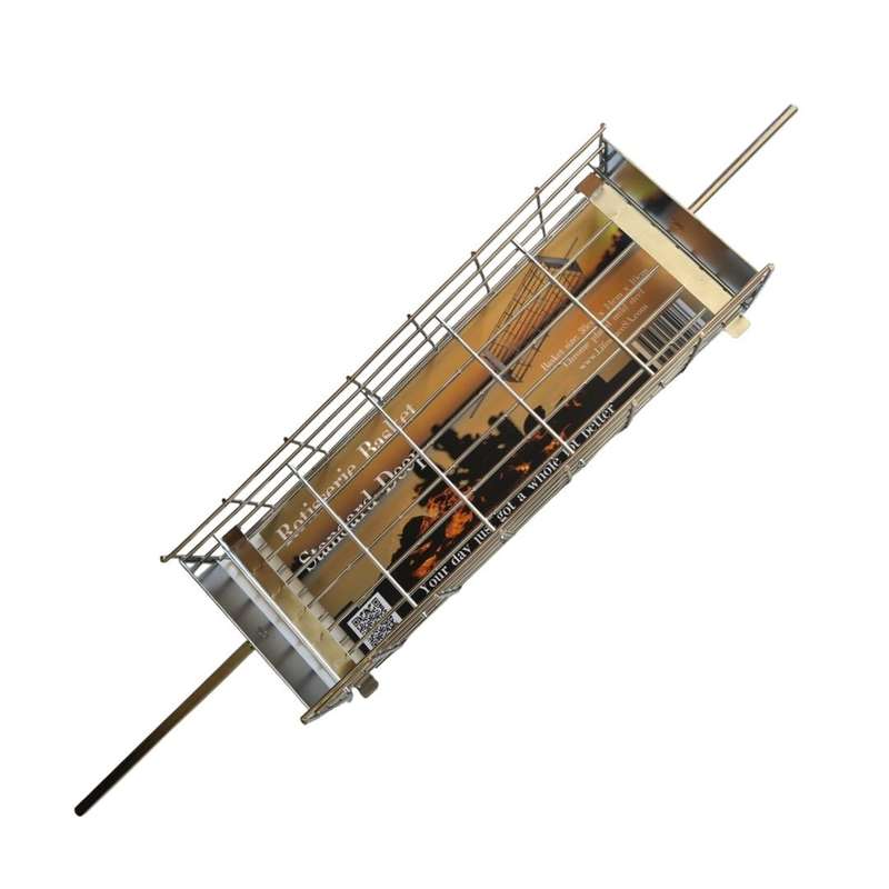 Lifespace Rotisserie Basket - Standard Deep Adjustable - Chrome
