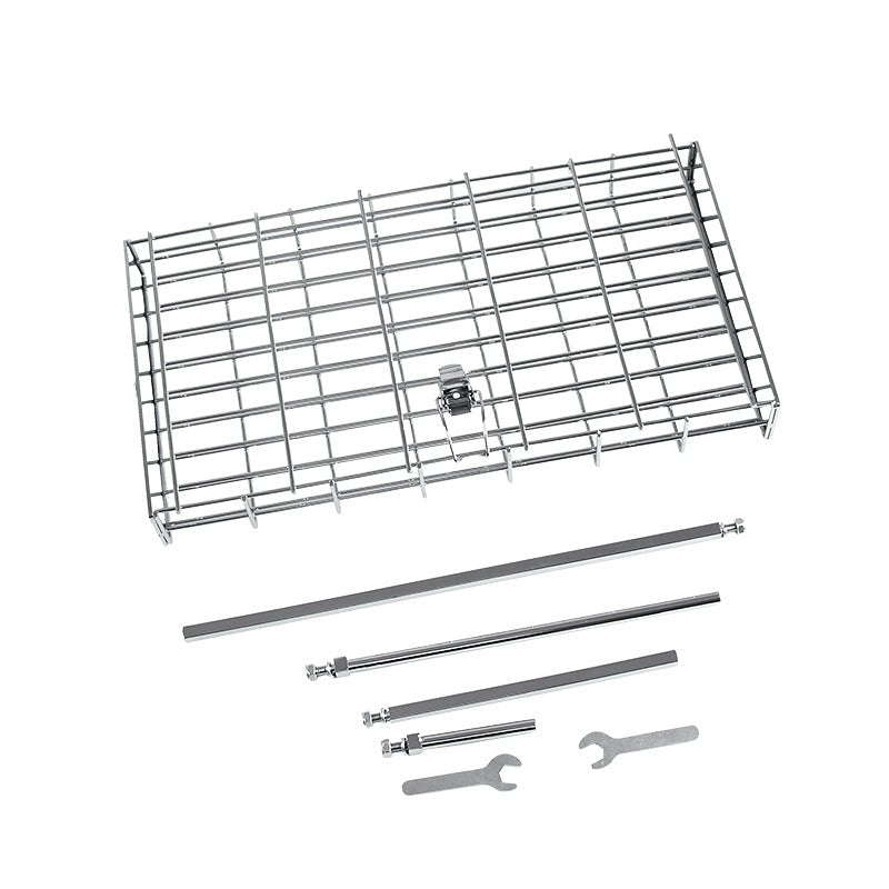 Lifespace Rotisserie Basket - Standard Flat Adjustable - Chrome
