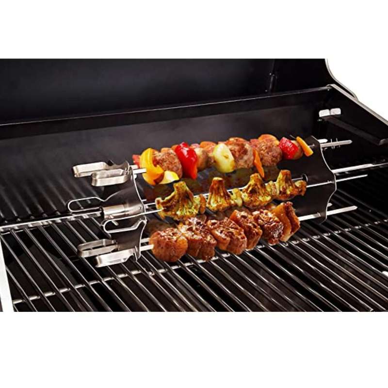 Lifespace Rotisserie Braai Grilling Skewer Set