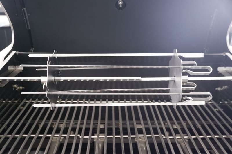 Lifespace Rotisserie Braai Grilling Skewer Set
